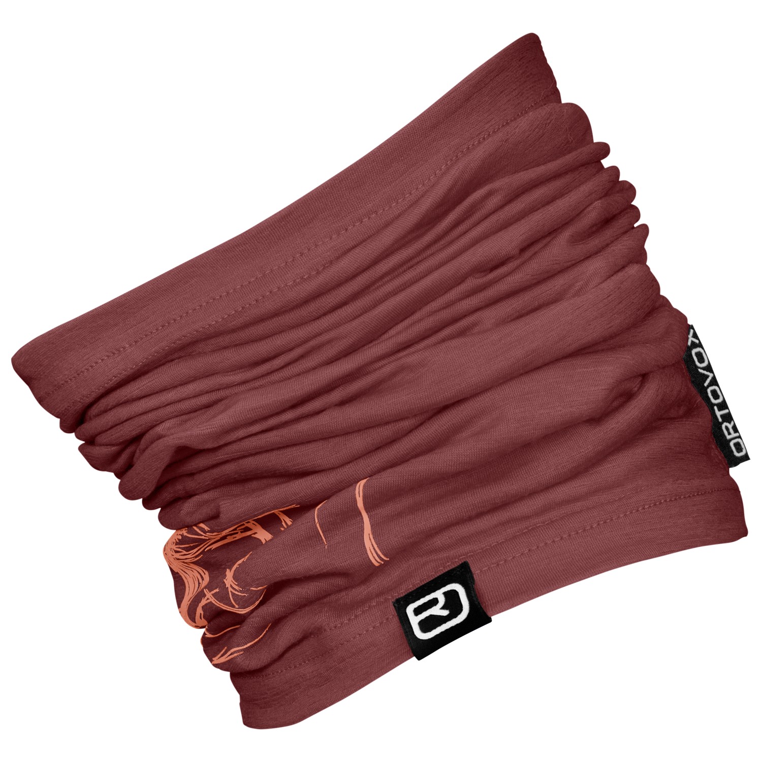 

Шарф-труба Ortovox 120 Tec Logo Neckwarmer, цвет Mountain Rose