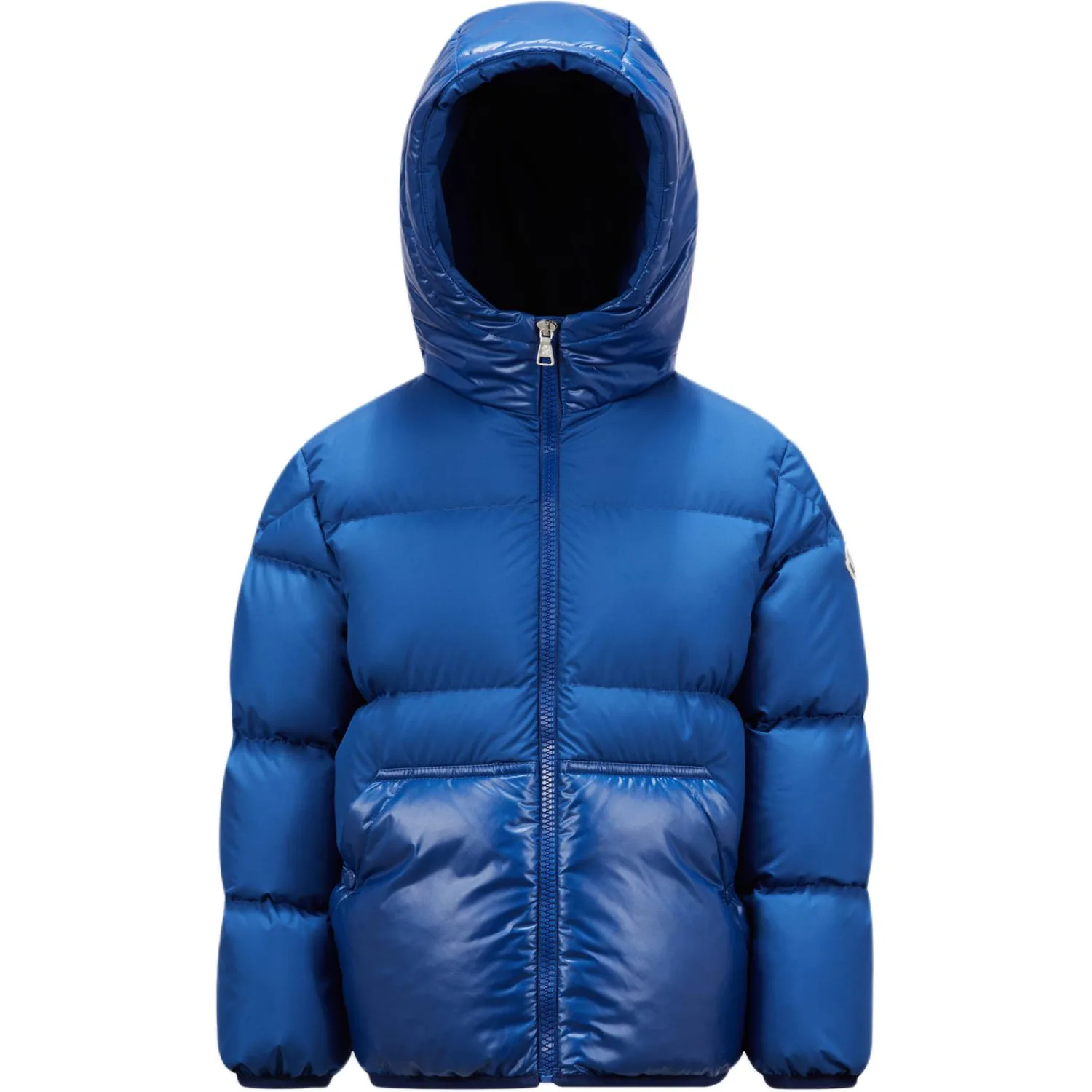 Moncler Пуховик electric blue для детей 3-7 лет