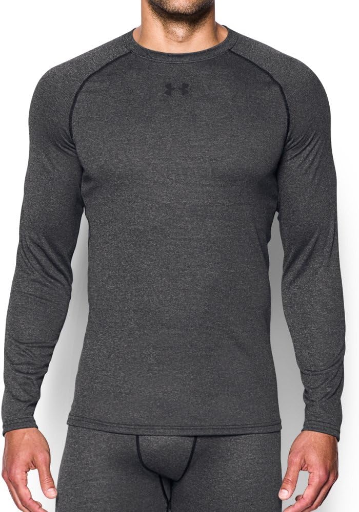 

Under Armour мужская базовая футболка ColdGear Base Wool Crew, Black (001)/Stealth Gray, Черный, Under Armour мужская базовая футболка ColdGear Base Wool Crew, Black (001)/Stealth Gray