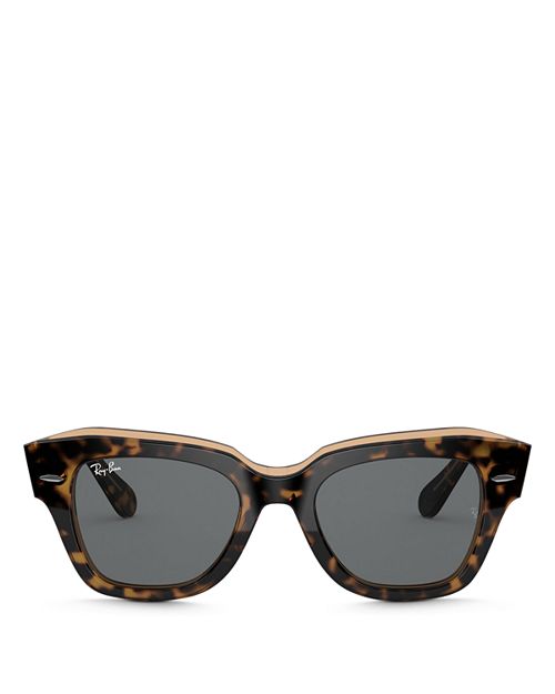 

Солнцезащитные очки State Street Square, 49 мм Ray-Ban, цвет Brown