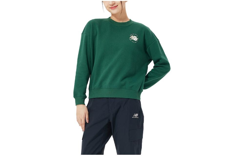 

Свитшот женский зеленый New Balance
