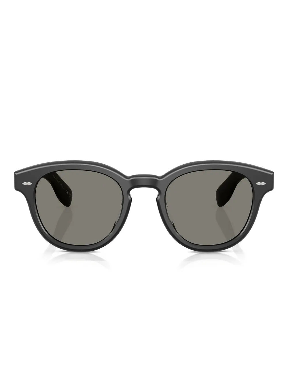 

Солнцезащитные очки в круглой оправе Oliver Peoples, черный