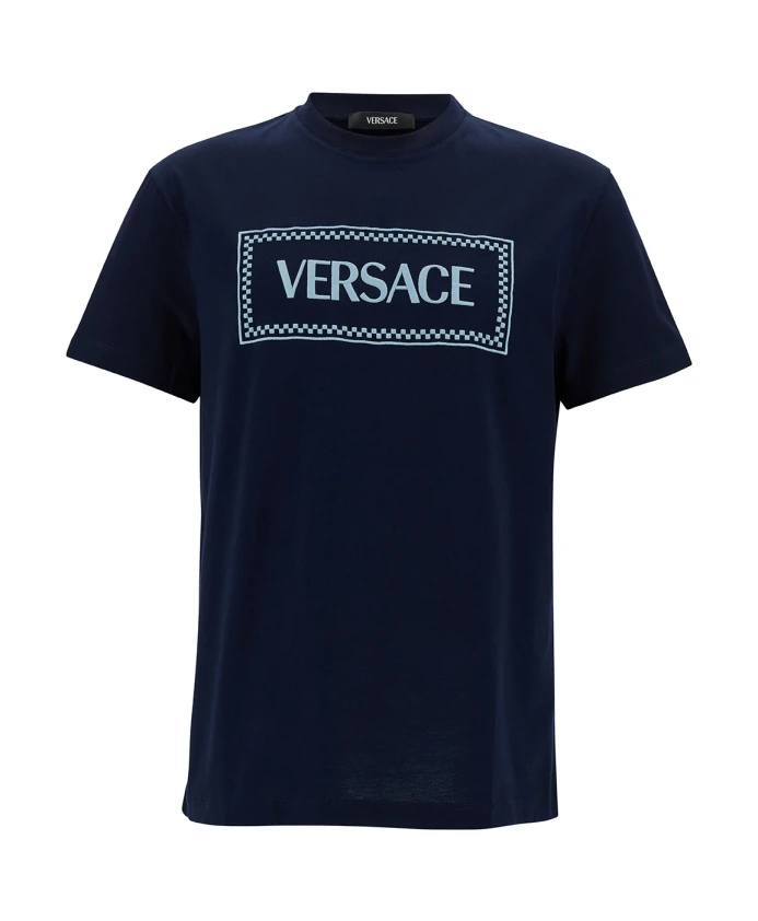 

Футболка и поло в стиле 90 х Versace, синий