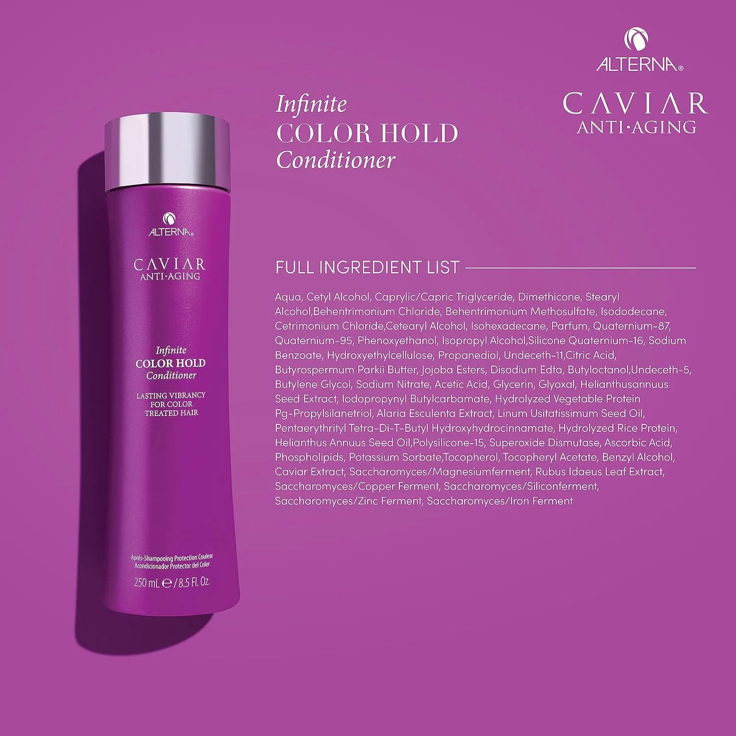 Кондиционер для окрашенных волос «Caviar Anti-Aging Infinite Color Hold» от Alterna — фото 4
