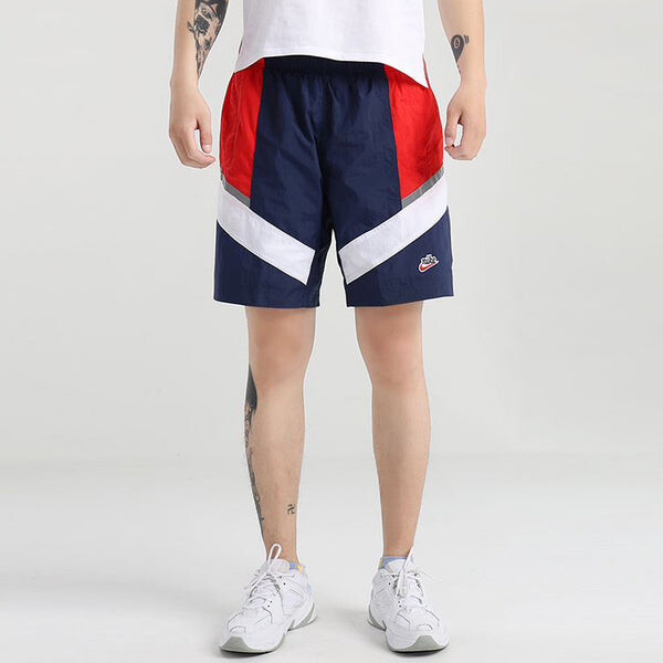 Шорты sportswear heritage windrunner 'dark red white' Nike, мультиколор — фото 3