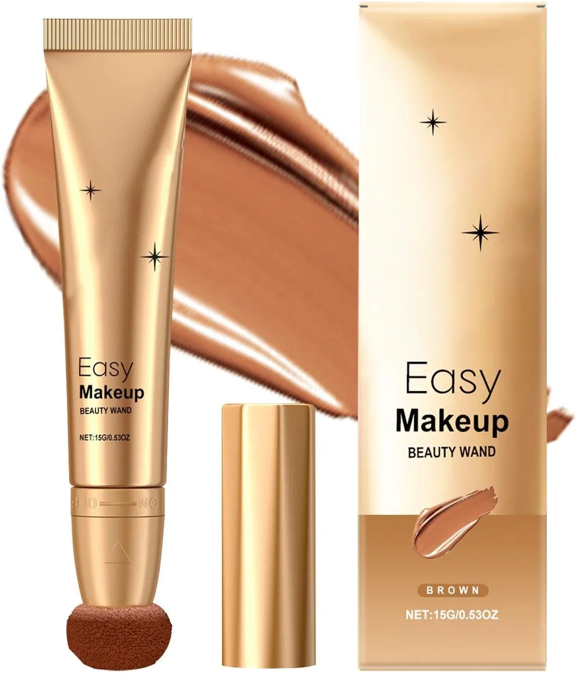 Хайлайтер Halo Glow Blush, жидкий контур, темно-коричневый, 0.06 кг