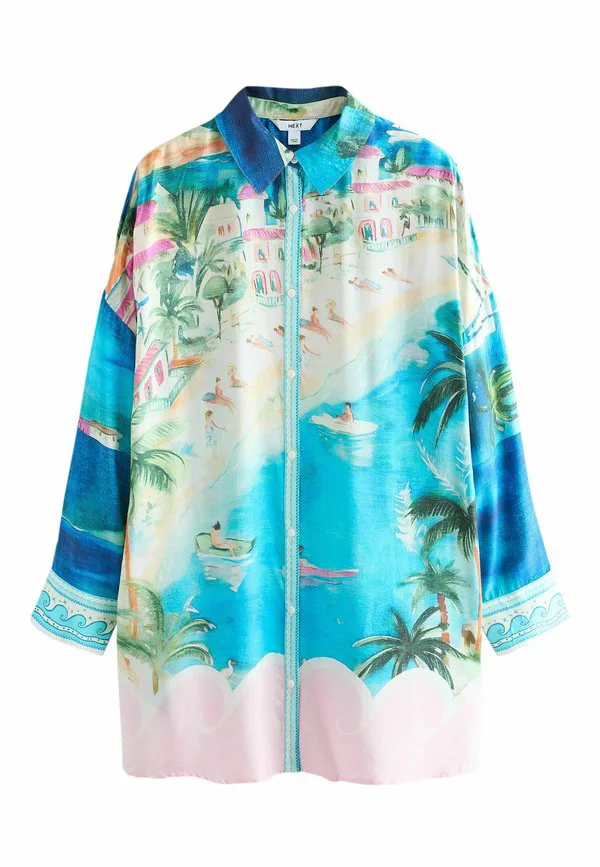 

Пляжная накидка Next, Pink Blue, Синий, Пляжная накидка Next, Pink Blue