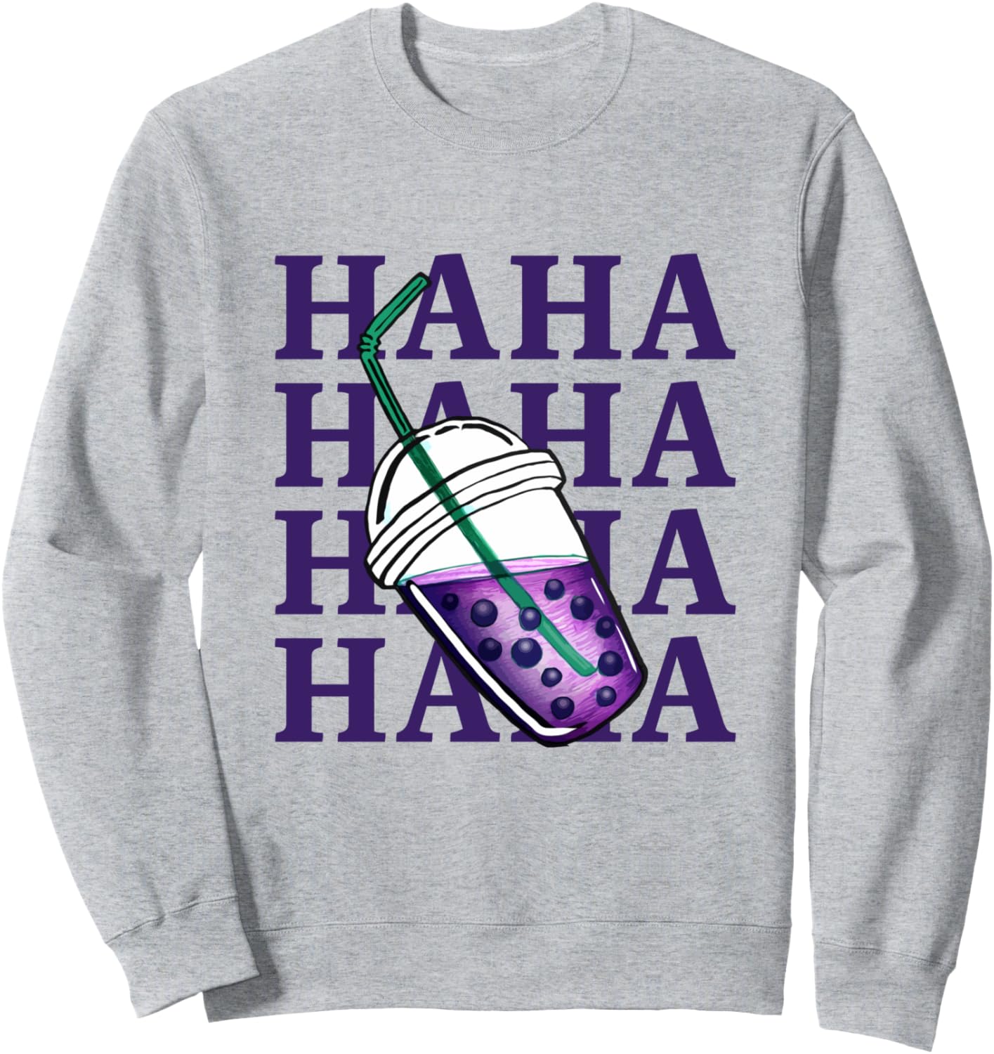 

Смех, сарказм, юмор, смешной смех, ирония, смех, чай боба, толстовка Funny Statement Sarcasm Humor Laughing Laugh, серый