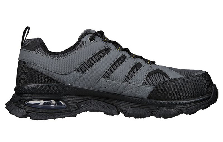 Обувь для работы и образа жизни, мужская, низкая, серая/черная Skechers — фото 2