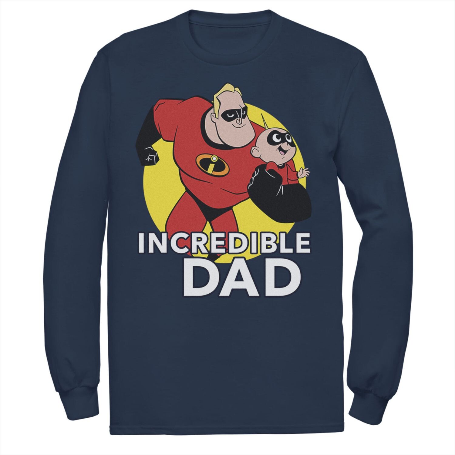 

Мужская футболка Disney/Pixar Incredibles 2 «Джек Джек и папа» Licensed Character