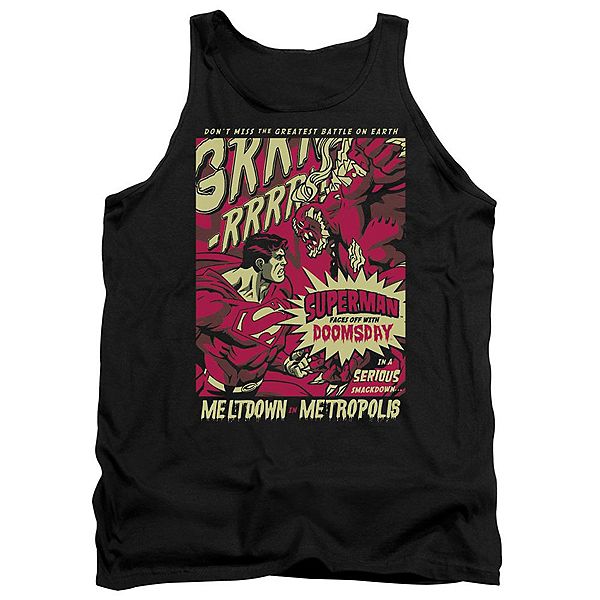 

Футболка-майка взрослая Superman Metropolis Meltdown Licensed Character