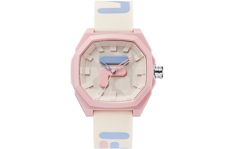 

FILA Часы 6105 Collection Wrist Watch Quartz Movement Silicone Strap White Dial Unisex
