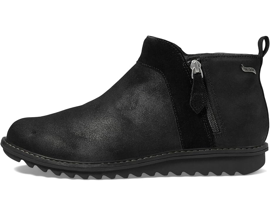 Ботильоны женские SKECHERS Mojave из кожи и замши, черный — фото 4