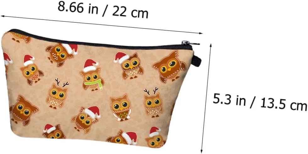 Набор косметичек Mipcase Рождественские олени, 3 шт, 22x13x5 см, микс — фото 2