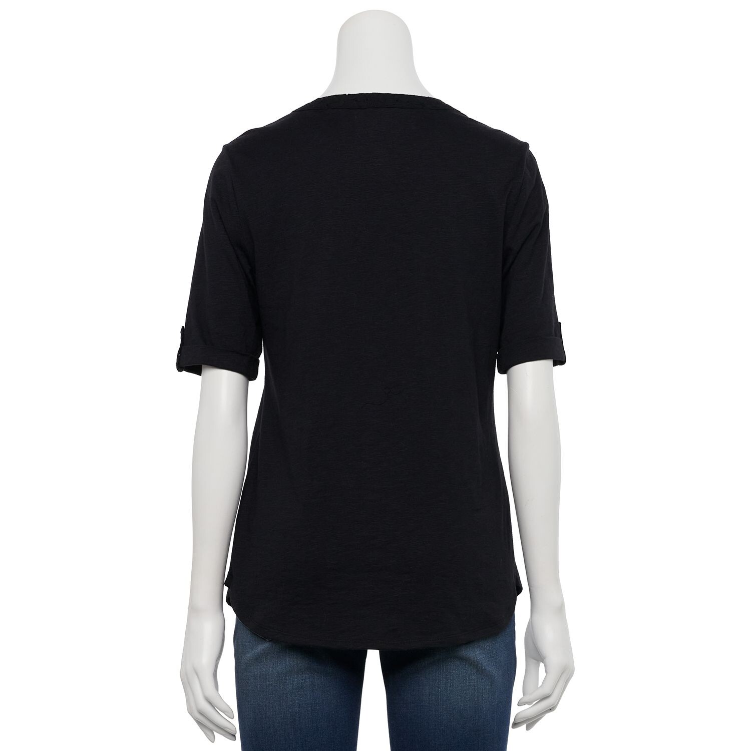 

Женский топ на пуговицах Croft & Barrow с отворотами на пуговицах Croft & Barrow