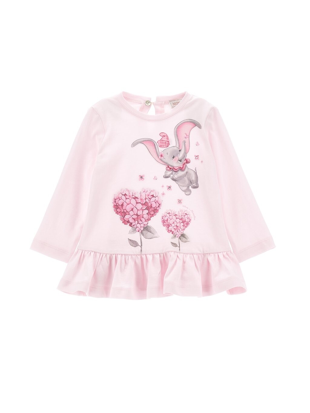 

Рубашка с длинным рукавом BABY DUMBO DISNEY Monnalisa, светло-розовый