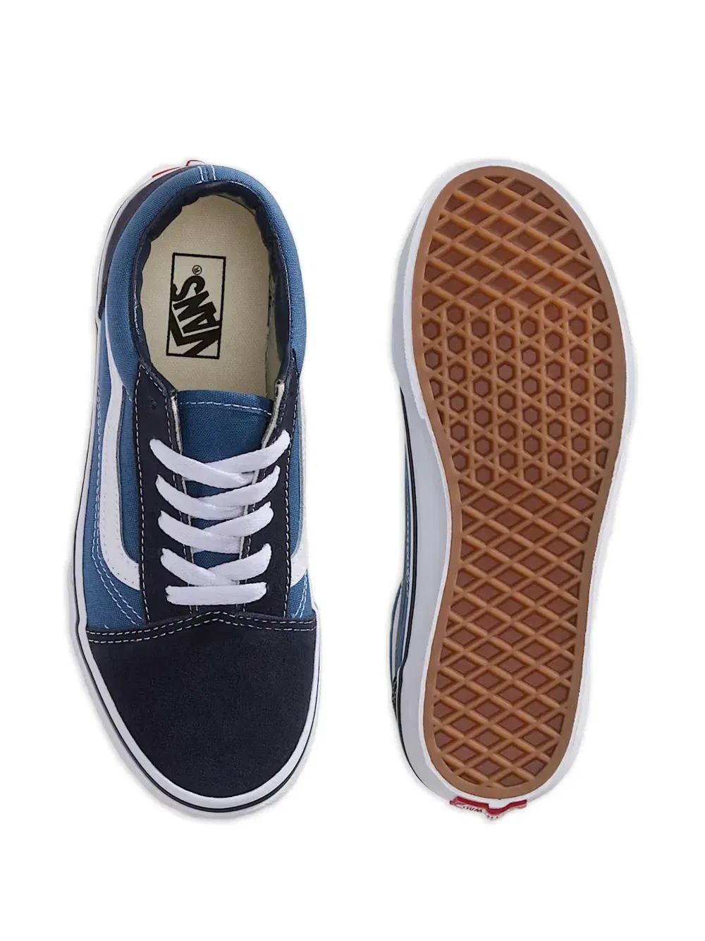Кеды Old Skool Vans Kids, синий — фото 4