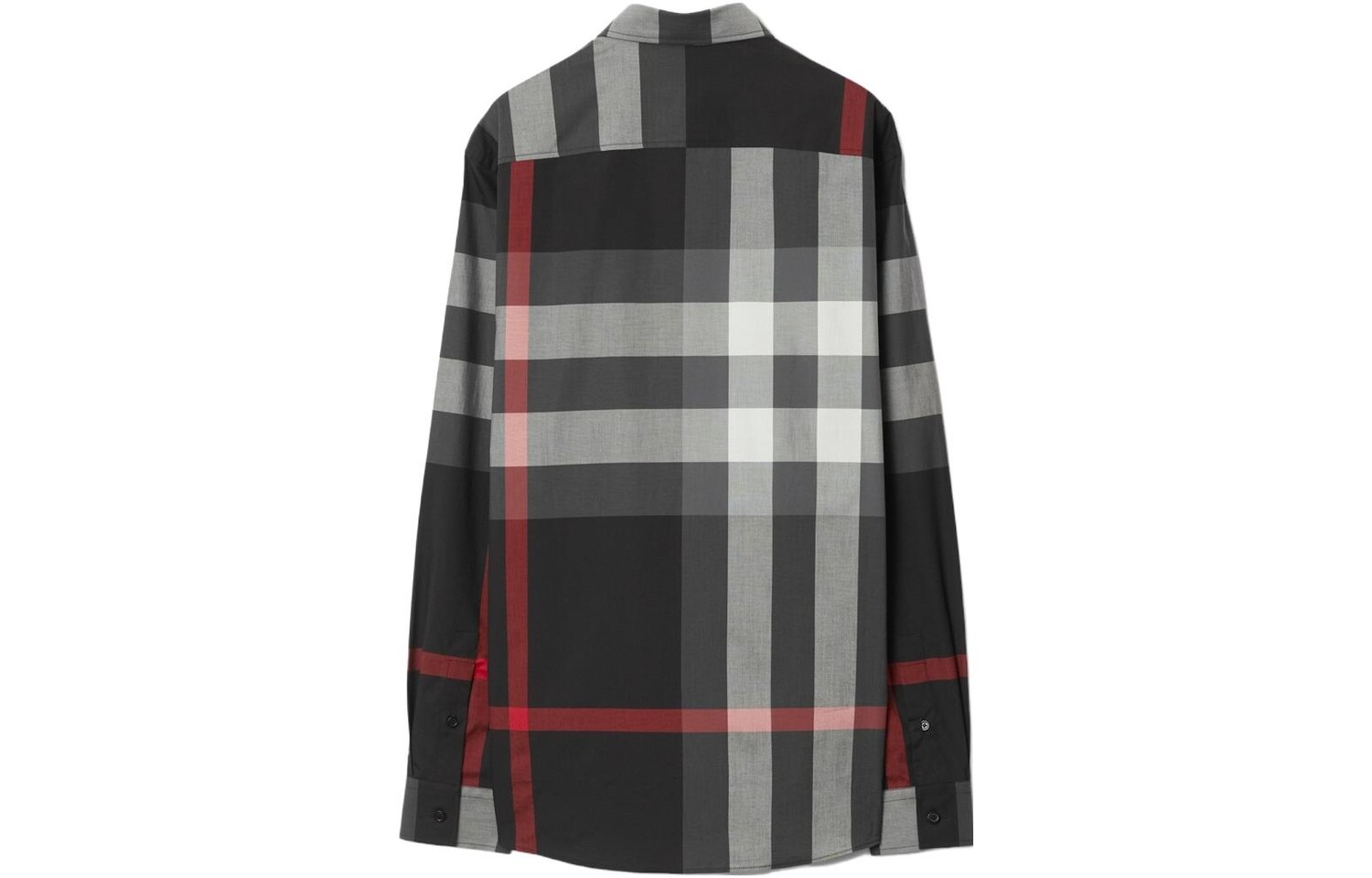 Рубашка мужская Burberry угольного цвета, Charcoal — фото 2