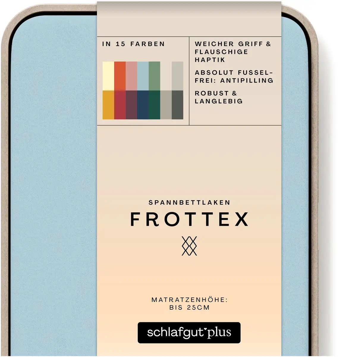 

Простыня Schlafgut "Frottex", 100% махровая ткань 90-100х190-200 см, 1 шт., синий