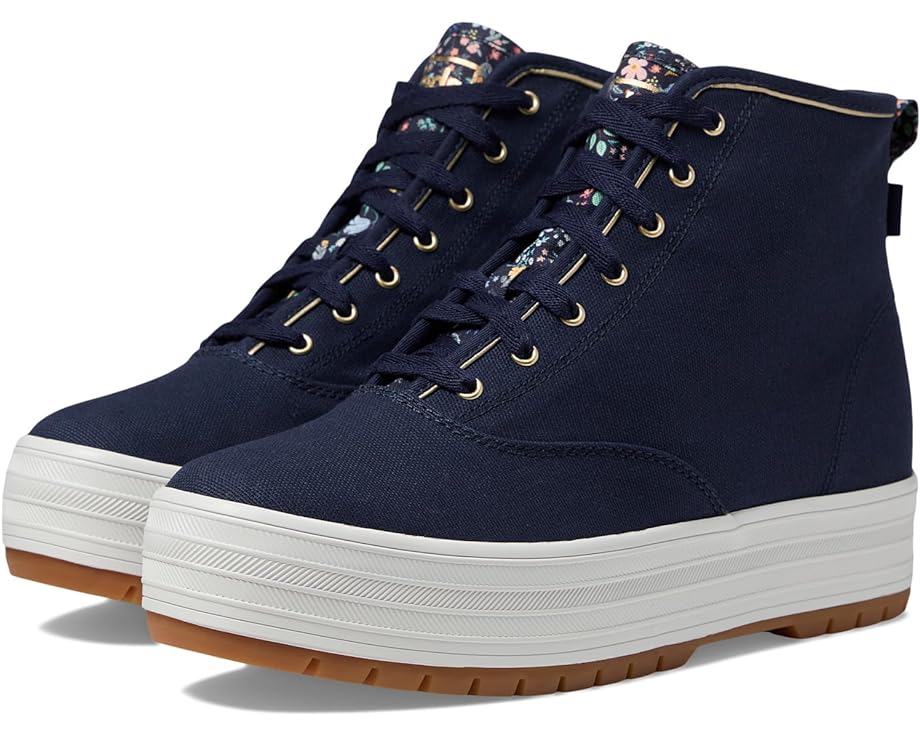 

Кроссовки Keds Keds X Rifle Paper The Platform Mid Bramble Fields, темно-синий