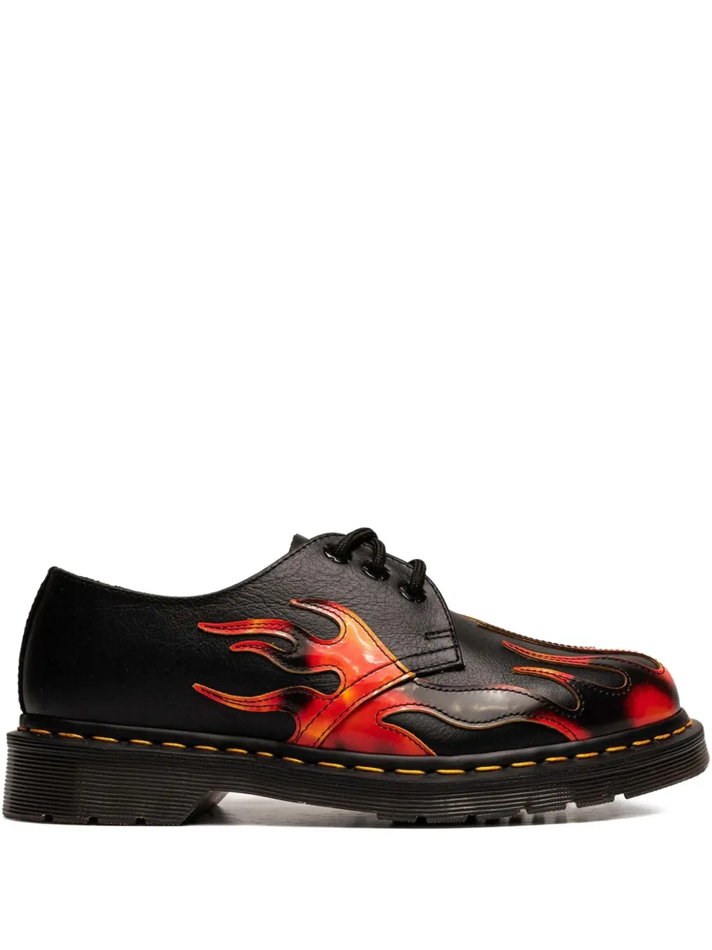 

Туфли дерби с принтом Dr. Martens, черный