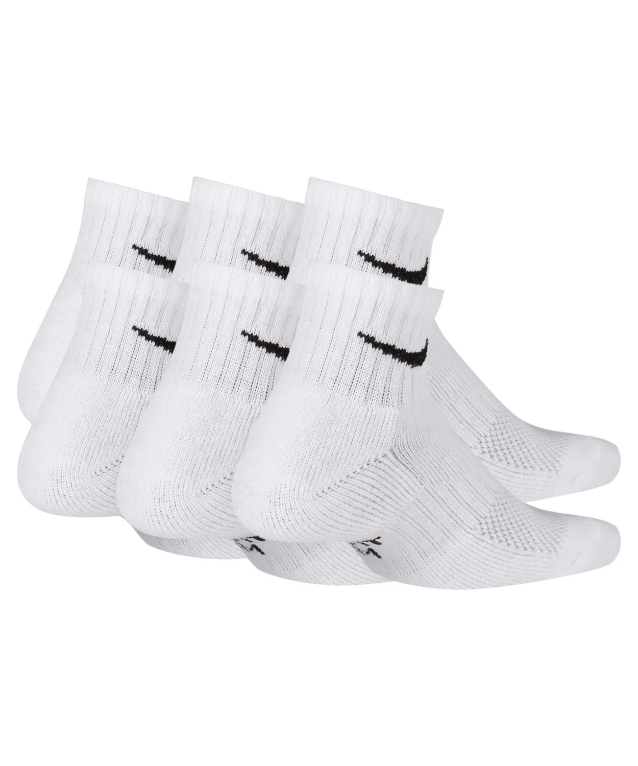 Носки детские Nike Everyday Cushioned Ankle 6 пар белые — фото 4