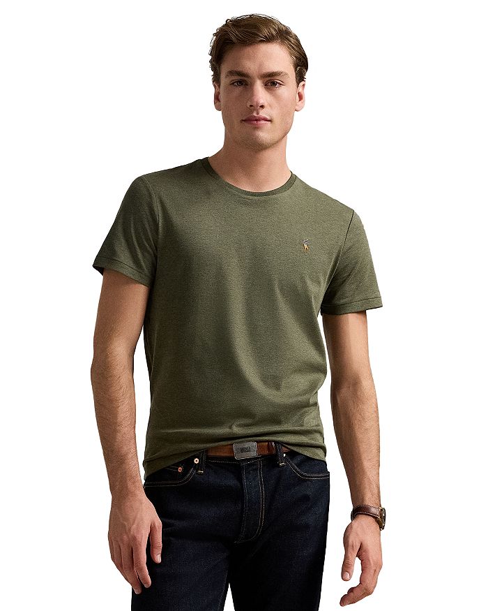 

Индивидуальная облегающая футболка Polo Ralph Lauren, зеленый