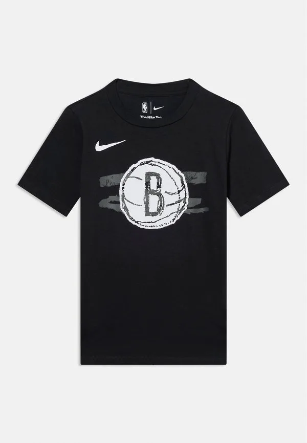Футболка унисекс с принтом команды nba "бруклин нетс" Nike Performance, Black — фото 3