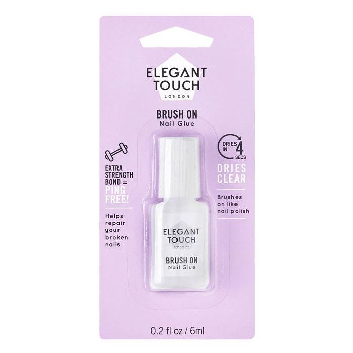 

Косметическая кисть Pegamento Uñas Brush On Elegant Touch, Transparente