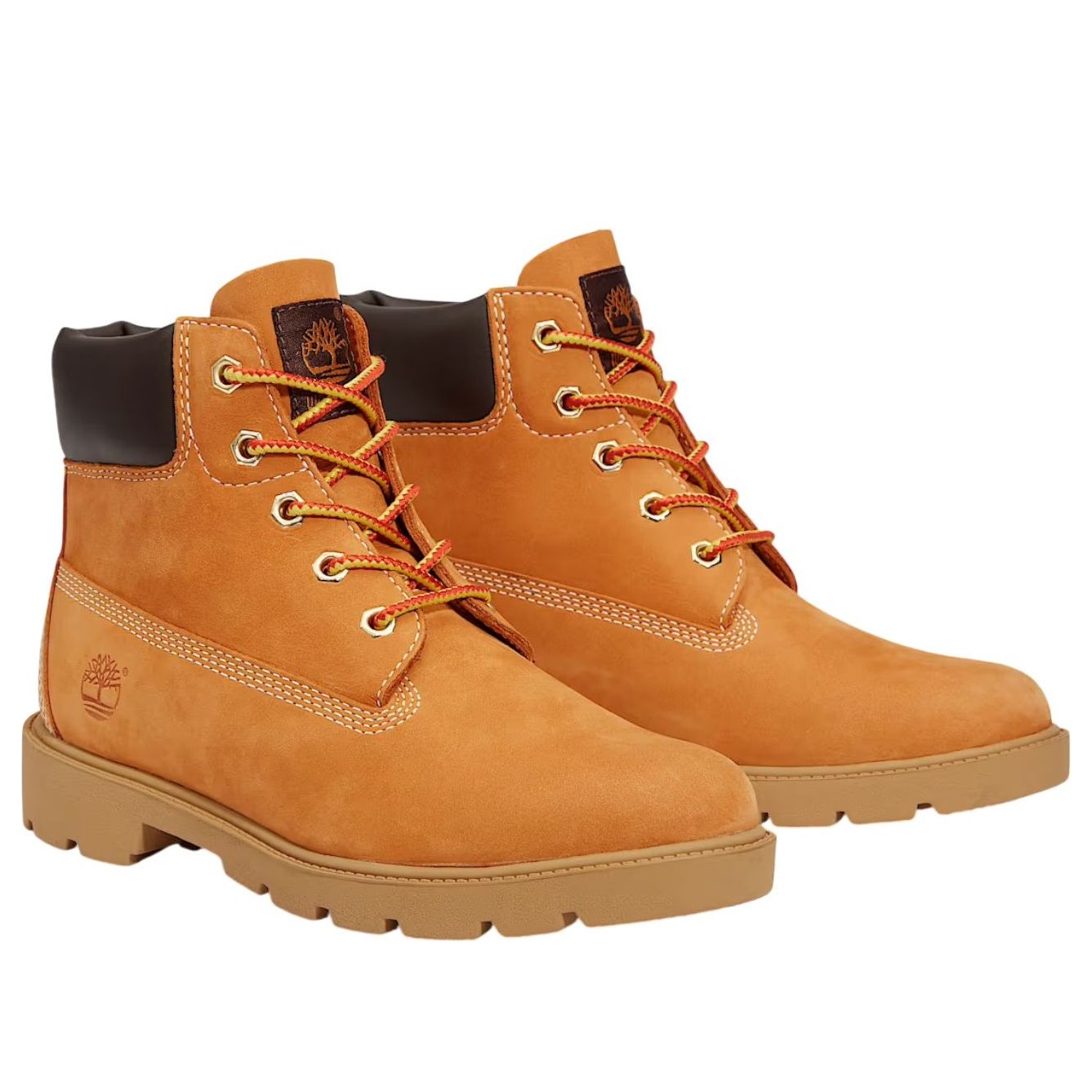 (GS) Водонепроницаемые классические ботинки Timberland 6 дюймов, подкладка из пшеничной сетки — фото 3