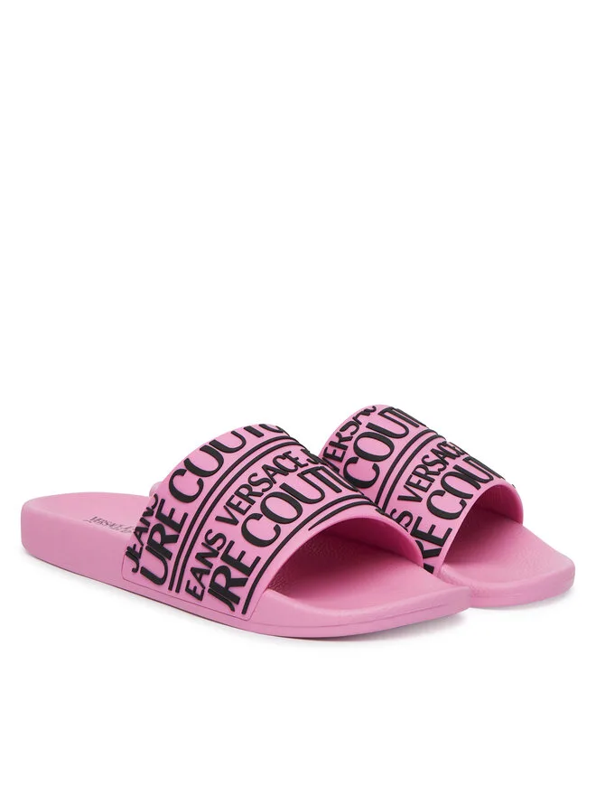 Versace Jeans Couture Мюли 80YA3SQ1 розовые — фото 2