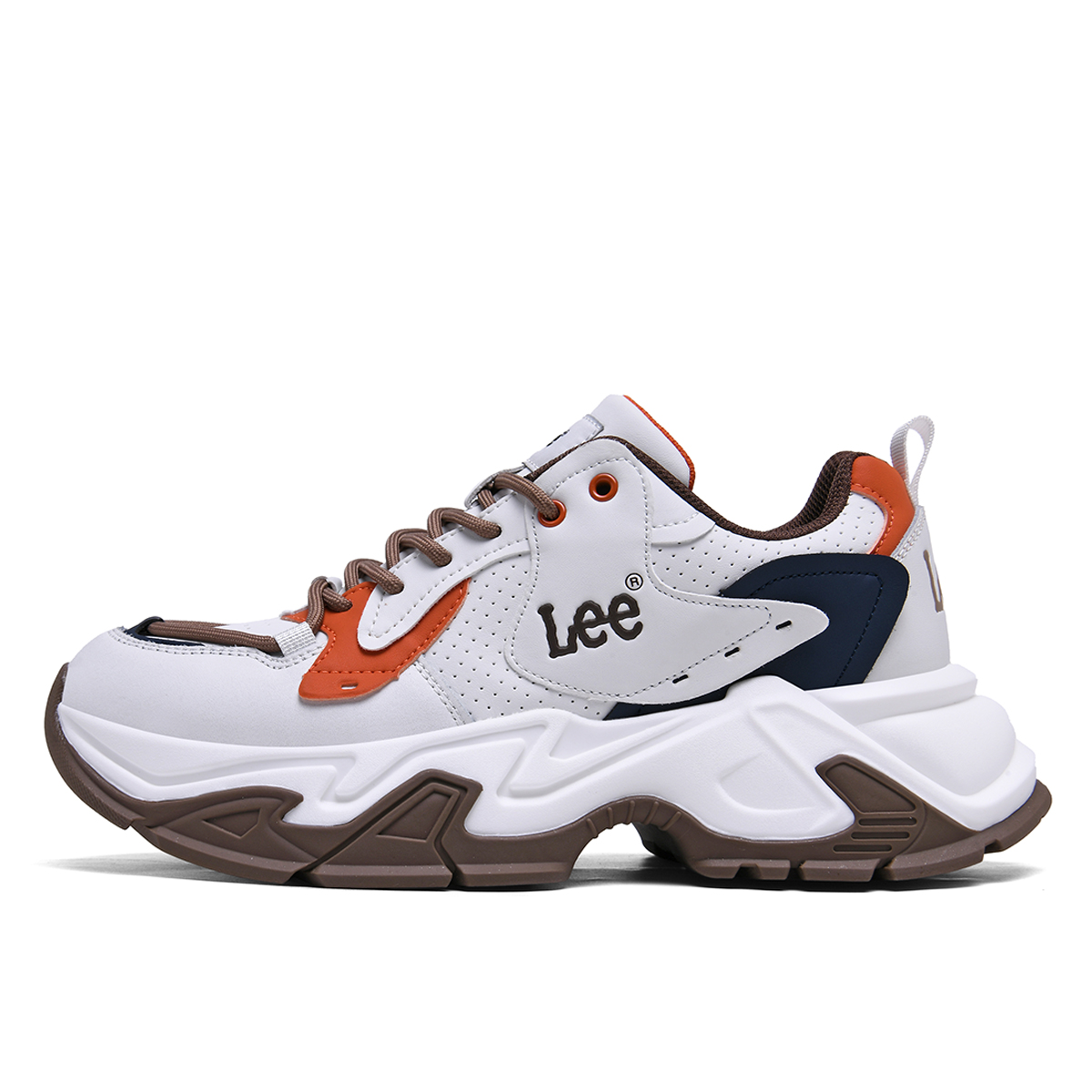 

Низкие массивные кроссовки мужские Lee, красный