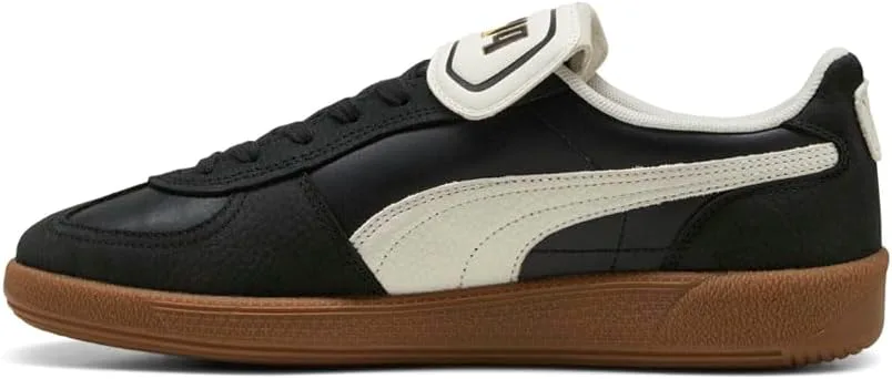 Мужские кроссовки PUMA Palermo Premium на шнуровке повседневные - черные, черный