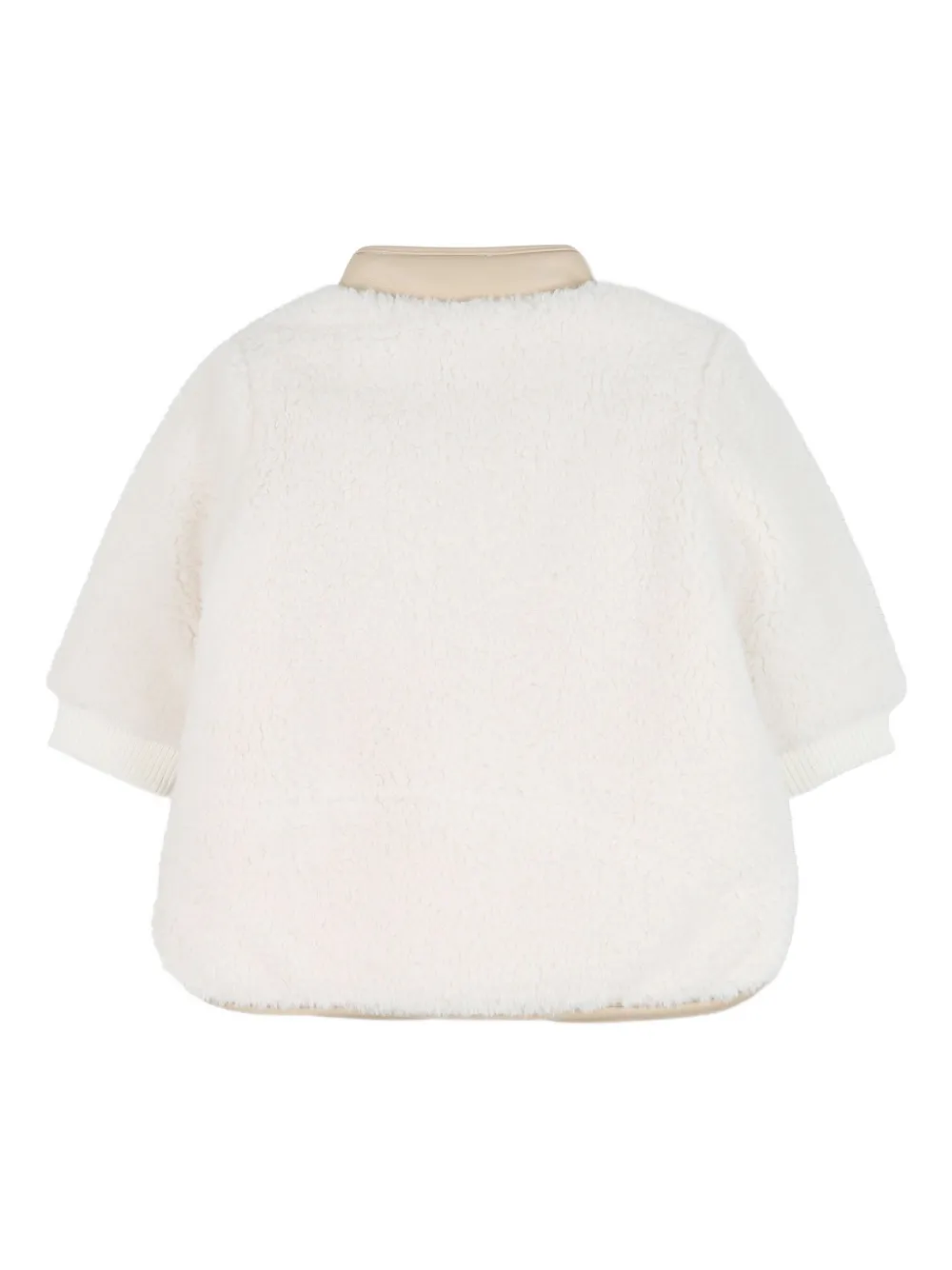 Шуба из искусственного меха Chloé Kids, нейтральный — фото 2