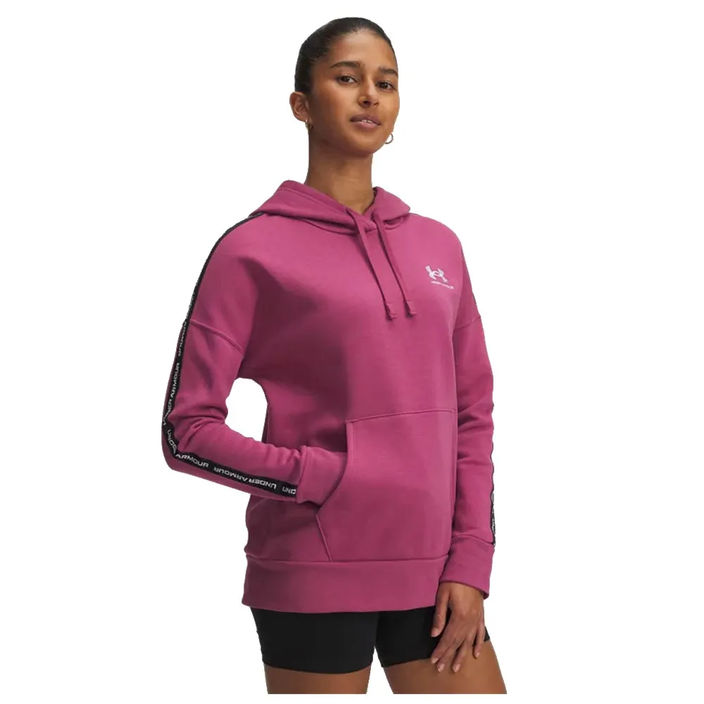 

Худи Under Armour Icon Fleece Taped, розовый