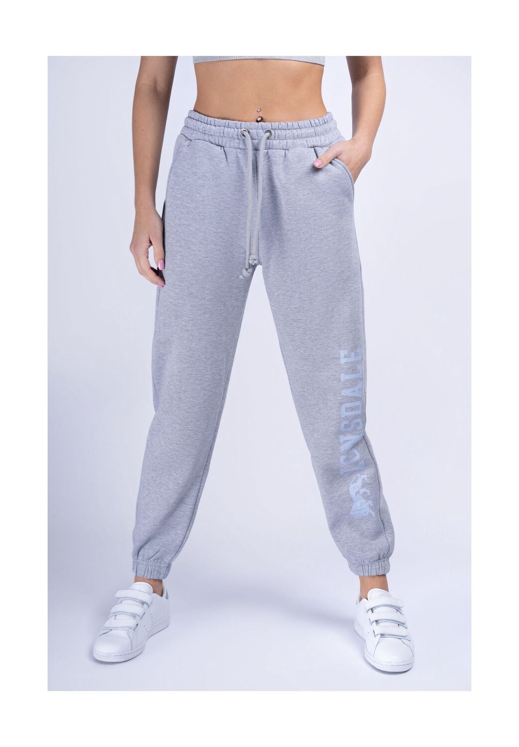 

Спортивные брюки женские PITTENTRAIL LONSDALE, цвет Marl Grey Light/pastel Blue