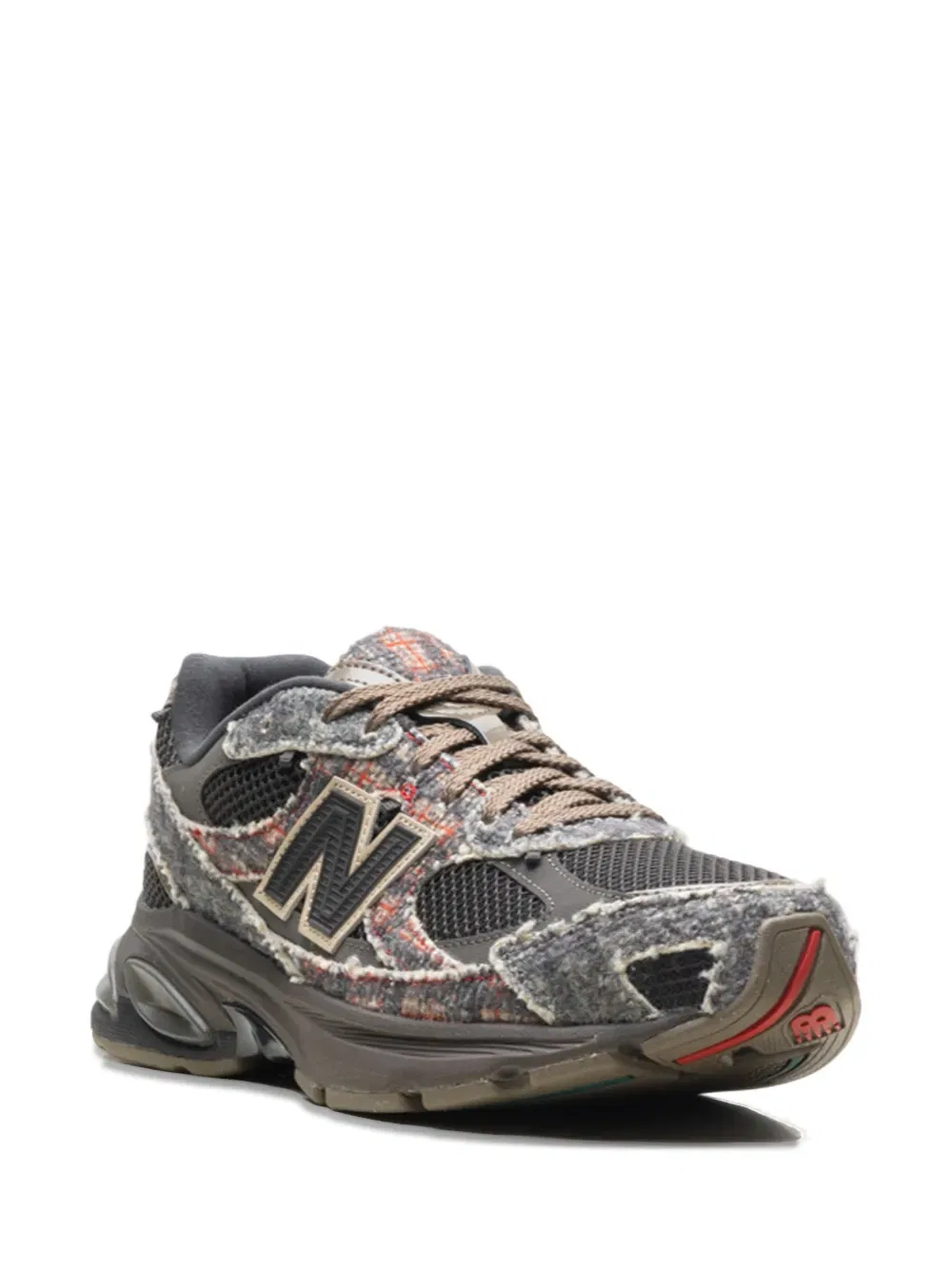 Низкие кроссовки с эффектом потертости New Balance, серый — фото 2