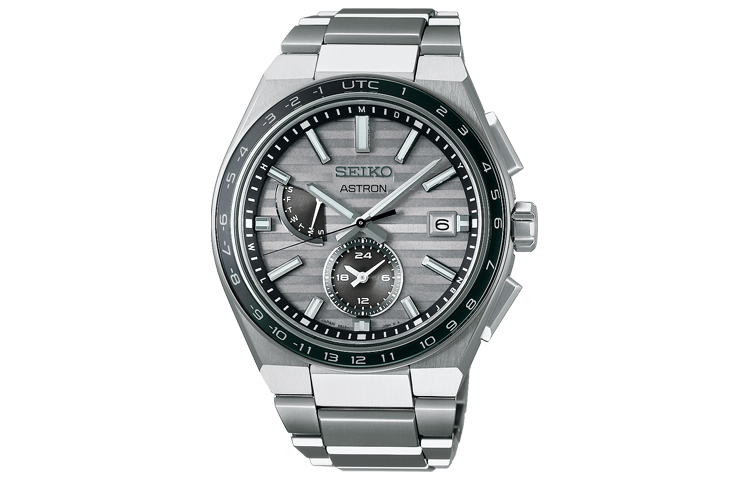 

SEIKO Часы Solar Quartz Movement Titanium Strap Watch Men's Watch Gray Dial SBXY043, Gray Dial