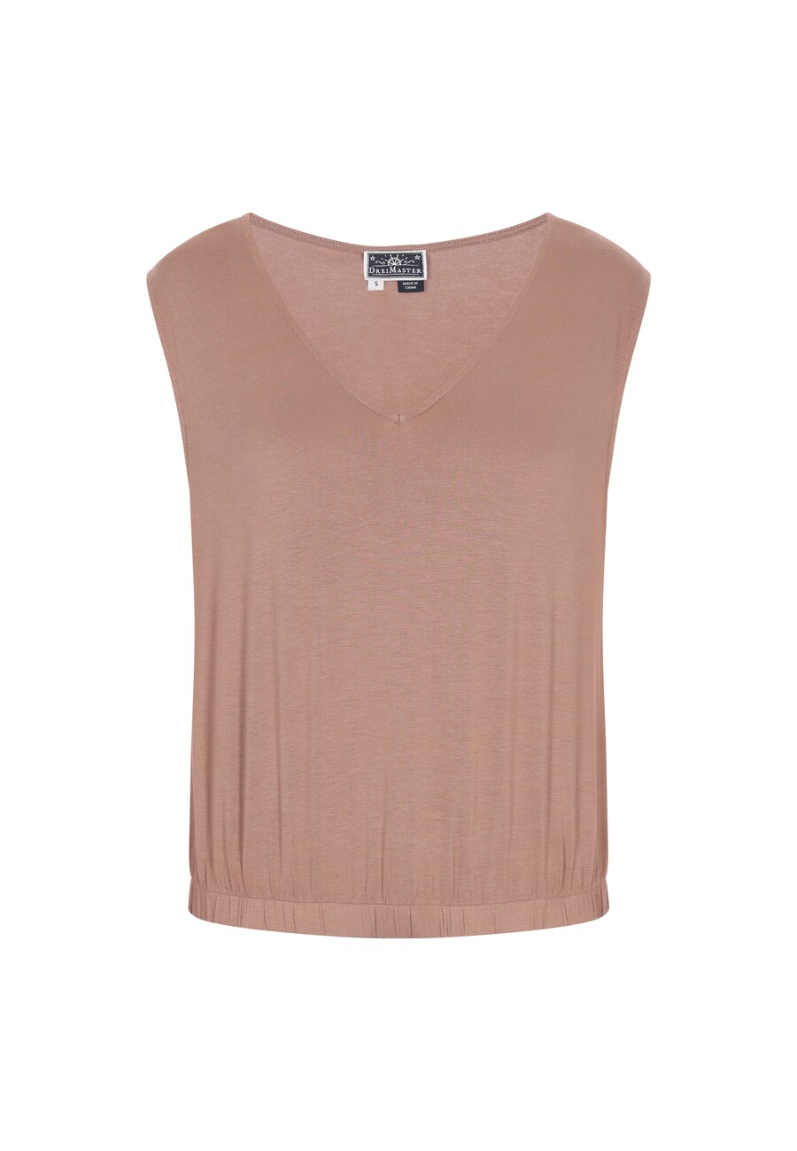 

Топ DreiMaster Maritim Everyday Fashion, темно-бежевый