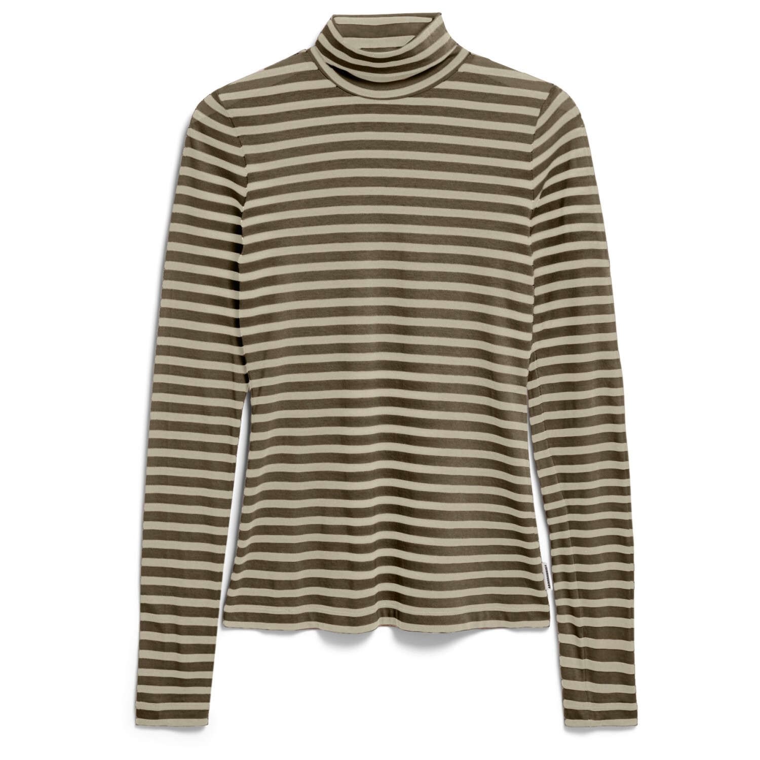 

Лонгслив Armedangels Graziliaa Stripes, цвет Gravel/Dried Moss