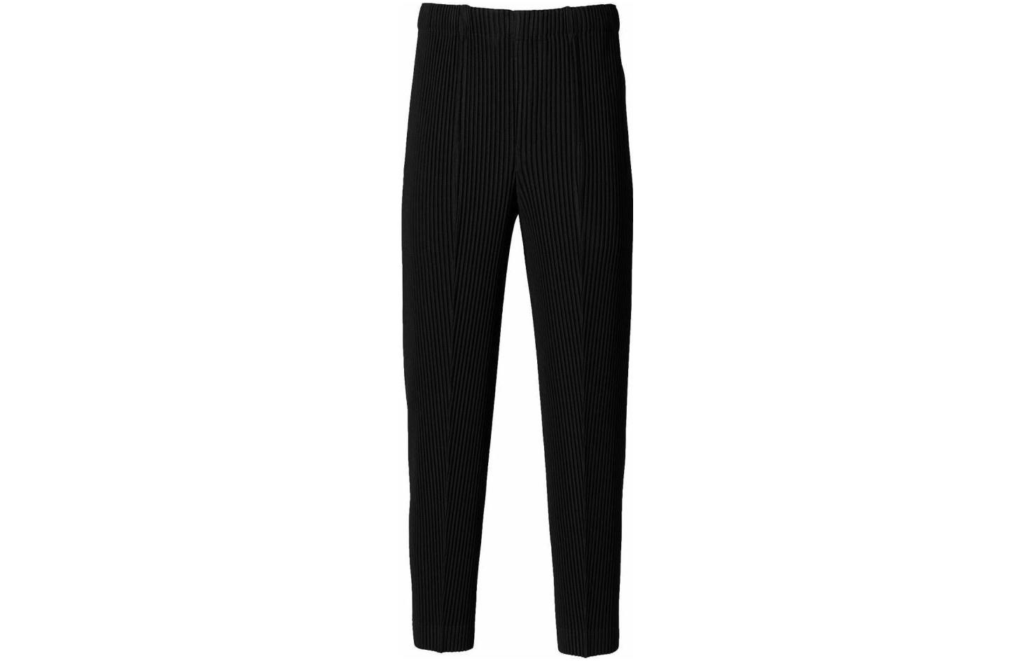 

Брюки повседневные мужские черные Homme Plissé Issey Miyake