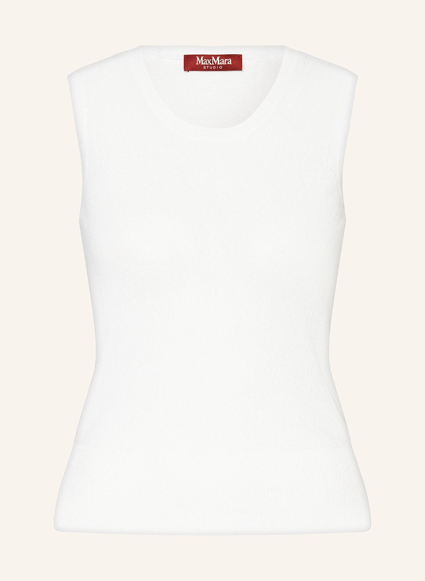 

Вязаный топ педоне Max Mara Studio, белый