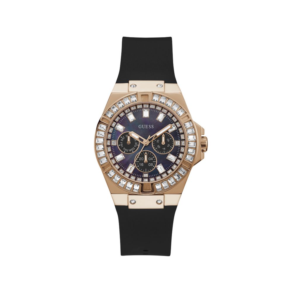 

Черные силиконовые часы GUESS
