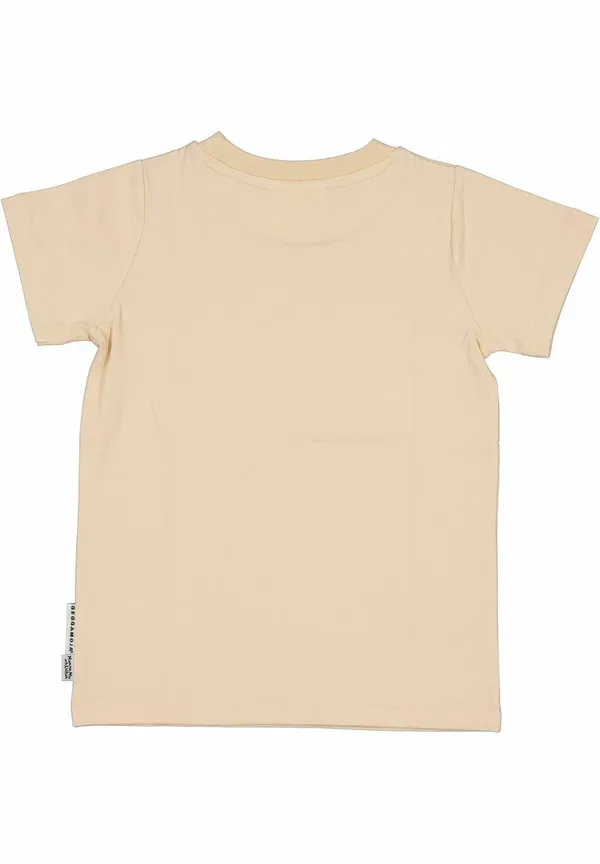 Футболка Mamma mu classic print t-shirt Geggamoja, бежевый — фото 2