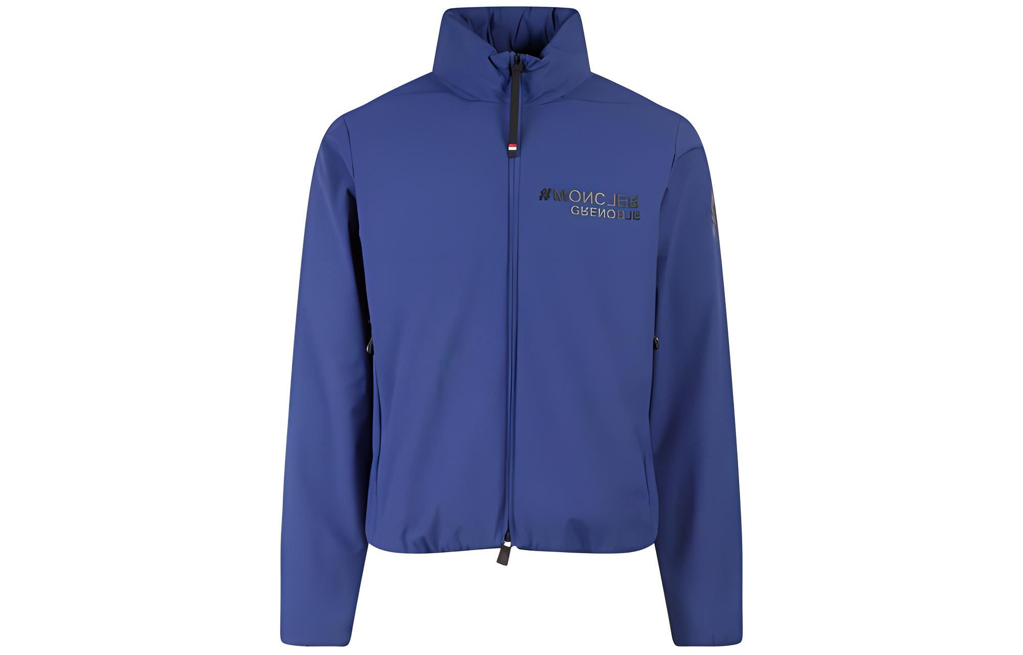 

Moncler Grenoble Застегивающаяся на молнию куртка с длинными рукавами, Dark Blue