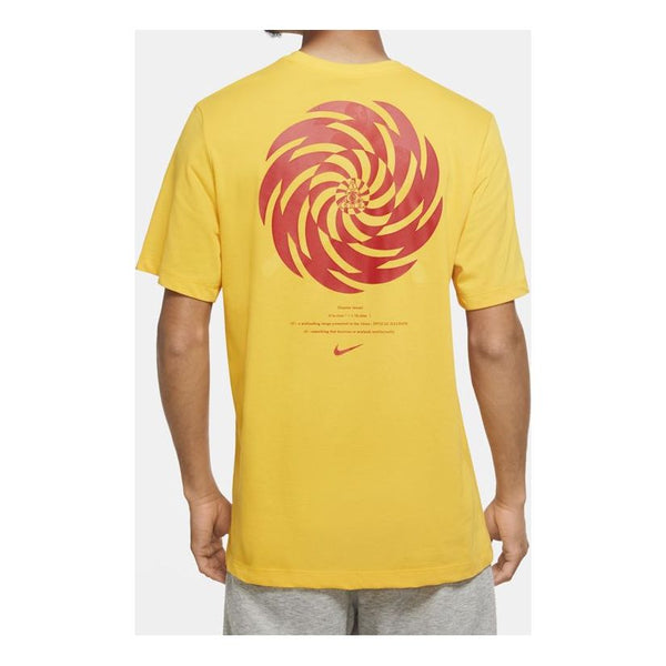 

Футболка Nike Kyrie Logo Basketball Short Sleeve Large Gold, желтый