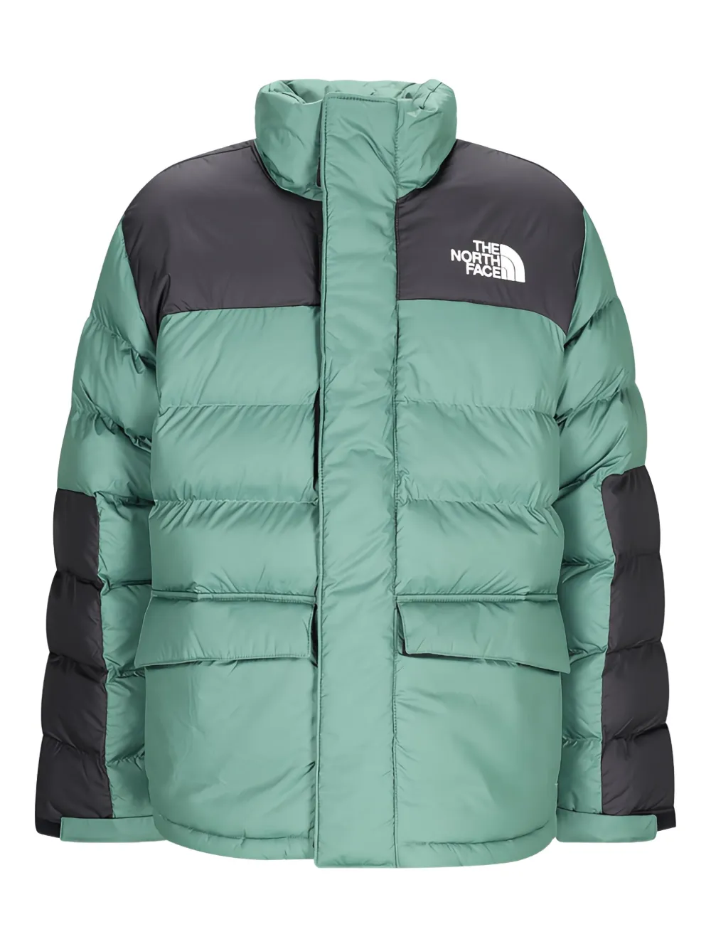 

Стеганый пуховик The North Face, зеленый