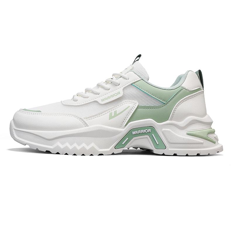

WARRIOR Износостойкие легкие низкие повседневные туфли для мужчин с эффектом увеличения роста - бежевый светло-зеленый, цвет Beige Light Green