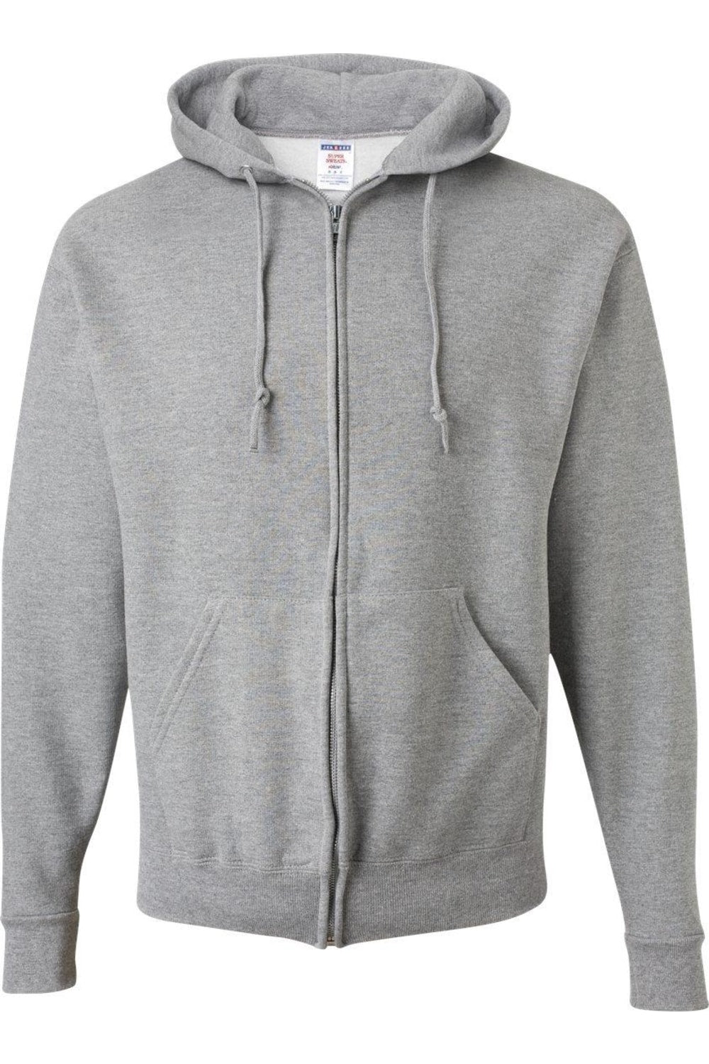 

Толстовка с капюшоном JERZEES Super Sweats NuBlend Full-Zip, цвет oxford