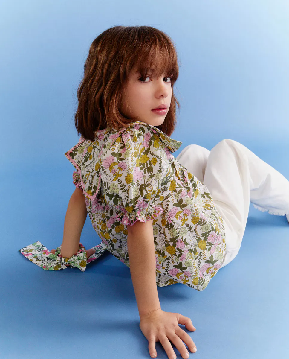 

Блузка с коротким рукавом для девочки Kids El Corte Inglés, зеленый